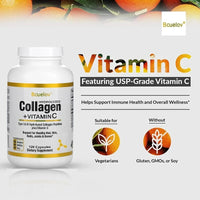 Hydrolyzed Collagen Capsules – Hair, Skin, Nail & Joint Support | Types I & III