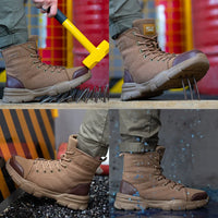 MGN 611 Anti-Smash Lightweight Steel Toe Safety Boots – Breathable Work Shoes EUR 36–46