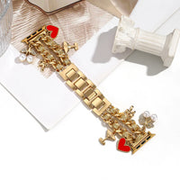Charm Stainless Steel Apple Watch Band – 22 Colors, 38/40/41/42/44/45/49mm