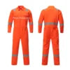 Hi-Vis Cotton Safety Coverall for Construction & Welding