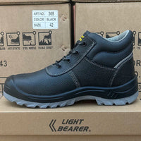 LIGHT BEARER 368 Genuine Leather Safety Boots – Anti-Static Steel Toe Work Shoes EUR 36–47