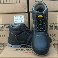 LIGHT BEARER 368 Genuine Leather Safety Boots – Anti-Static Steel Toe Work Shoes EUR 36–47
