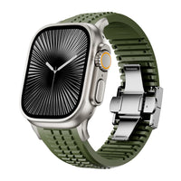 Ultra-Breathable Silicone Sport Band for Apple Watch Series 5–10 & Ultra – 42/44/45/46/49mm