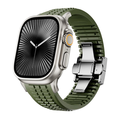 Ultra-Breathable Silicone Sport Band for Apple Watch Series 5–10 & Ultra – 42/44/45/46/49mm