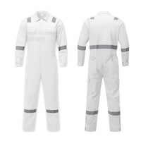 Hi-Vis Cotton Safety Coverall for Construction & Welding