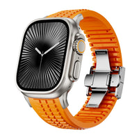 Ultra-Breathable Silicone Sport Band for Apple Watch Series 5–10 & Ultra – 42/44/45/46/49mm