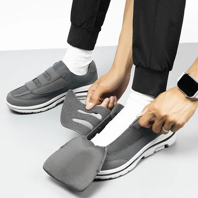 Wide Toe Sneakers – Diabetic & Orthopedic Comfort Shoes for Men