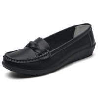 Women's Woven Loafers – Elegant Slip-On Flat Shoes