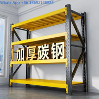 Multi-Layer Metal Storage Rack – Waterproof Steel Shelving for Warehouse, Home & Balcony