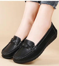 Women's Woven Loafers – Elegant Slip-On Flat Shoes