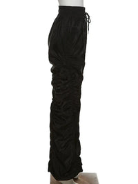 Fashion Trend Personalized Self-Confidence Avant-Garde Cool All-Match Casual Loose Girl High Waist Wide Leg Lantern Pants
