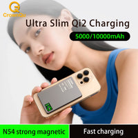 Magnetic Wireless Power Bank – 5000/10000mAh MagSafe Fast Charge
