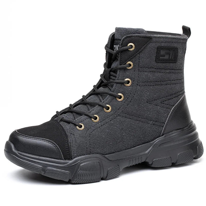 MGN 611 Anti-Smash Lightweight Steel Toe Safety Boots – Breathable Work Shoes EUR 36–46