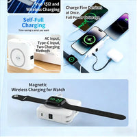Magnetic 10000mAh Wireless Power Bank – 25W Fast Charge with LED Display