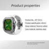 Luxury Zircon Diamond Apple Watch Case – Scratch-Resistant Stainless Steel Frame for Series 7 & 8 (44/45mm)