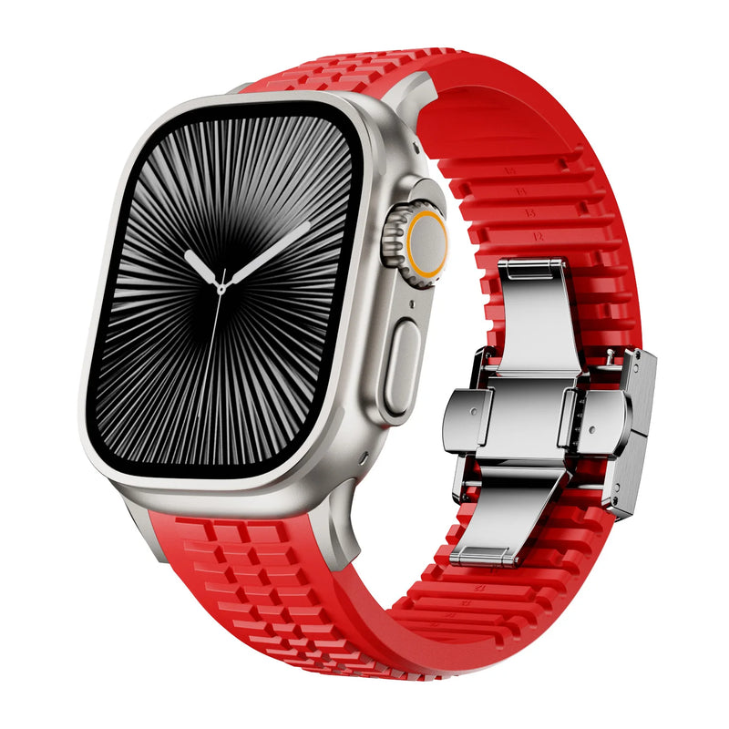 Ultra-Breathable Silicone Sport Band for Apple Watch Series 5–10 & Ultra – 42/44/45/46/49mm