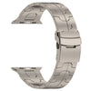Luxury Titanium Stainless Steel Apple Watch Band – Series 4–9, SE & Ultra – 38/40/41/42/44/45/49mm