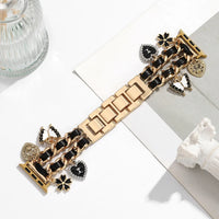 Charm Stainless Steel Apple Watch Band – 22 Colors, 38/40/41/42/44/45/49mm