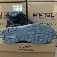LIGHT BEARER 368 Genuine Leather Safety Boots – Anti-Static Steel Toe Work Shoes EUR 36–47
