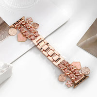 Charm Stainless Steel Apple Watch Band – 22 Colors, 38/40/41/42/44/45/49mm