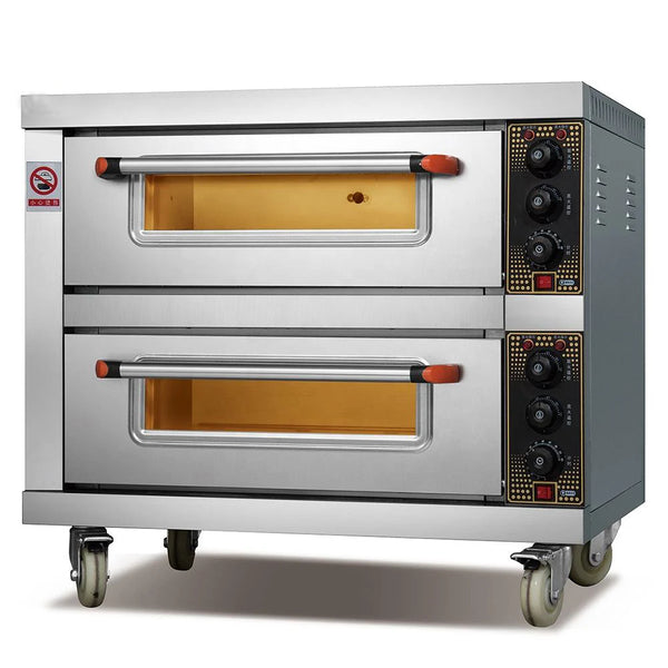 ACL-2-4D Electric Deck Oven – 2 Deck 4 Tray Commercial Bakery Oven (13.2KW, 0-300°C)