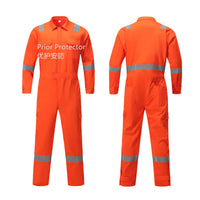 Hi-Vis Cotton Safety Coverall for Construction & Welding