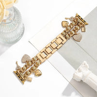 Charm Stainless Steel Apple Watch Band – 22 Colors, 38/40/41/42/44/45/49mm