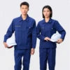 SunPPE A513 100% Cotton Work Uniform Set – Knee-Length Construction Workwear S–5XL