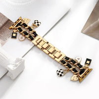 Charm Stainless Steel Apple Watch Band – 22 Colors, 38/40/41/42/44/45/49mm