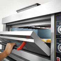 ACL-2-4D Electric Deck Oven – 2 Deck 4 Tray Commercial Bakery Oven (13.2KW, 0-300°C)