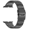 Luxury Titanium Stainless Steel Apple Watch Band – Series 4–9, SE & Ultra – 38/40/41/42/44/45/49mm