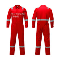 Hi-Vis Cotton Safety Coverall for Construction & Welding