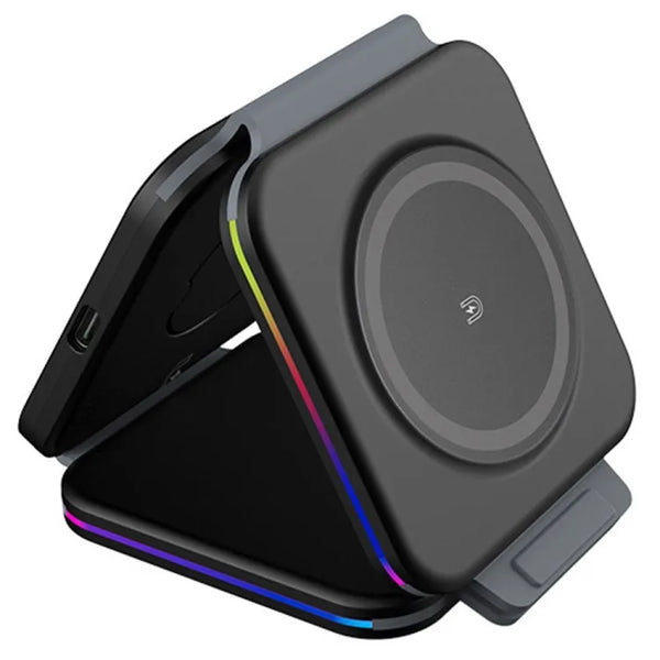 3-in-1 Wireless Charging Station for iPhone, iWatch & AirPods – 10W Fast Charge