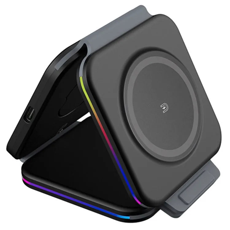 3-in-1 Wireless Charging Station for iPhone, iWatch & AirPods – 10W Fast Charge
