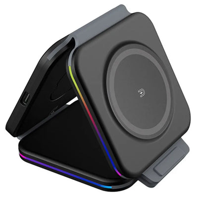 3-in-1 Wireless Charging Station for iPhone, iWatch & AirPods – 10W Fast Charge