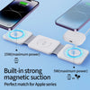 3-in-1 15W Magnetic Wireless Charger Stand Fast Charging for  Base with Folding Feature for Iwatch and for Airpods