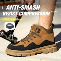 Sun PPE 1681 Hiking-Style Steel Toe Safety Boots – Kevlar Plate Suede Leather Anti-Slip EUR 37–48