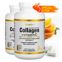 Hydrolyzed Collagen Capsules – Hair, Skin, Nail & Joint Support | Types I & III