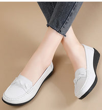 Women's Woven Loafers – Elegant Slip-On Flat Shoes