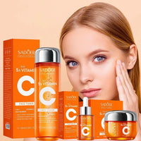 Vitamin C Firming&lifting Skincare Set Moisturizing Brightening Essence Revitalizing Skin Repair Serum Cream Korean Skincare