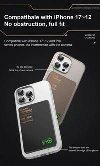 Magnetic Wireless Power Bank – 5000/10000mAh MagSafe Fast Charge