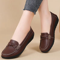 Women's Woven Loafers – Elegant Slip-On Flat Shoes