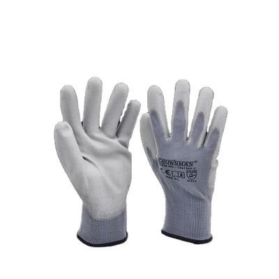 Safety Work Gloves – PU Coated, Anti-Slip & Anti-Static (M/L/XL)