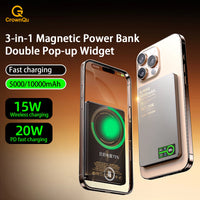 Magnetic Wireless Power Bank – 5000/10000mAh MagSafe Fast Charge
