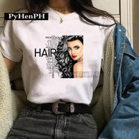 Fashion Girl T Shirt  A Stylish European and American Style Printed T-shirt Is A Great Summer Casual Friend for Women