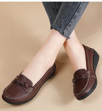 Women's Woven Loafers – Elegant Slip-On Flat Shoes