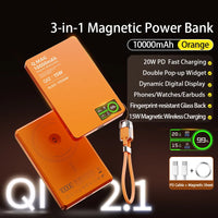 Magnetic Wireless Power Bank – 5000/10000mAh MagSafe Fast Charge