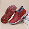 Men's Chunky Ankle Boots – Warm Cotton Slip-On Winter Shoes