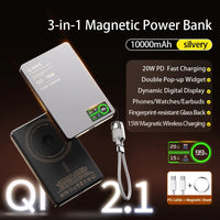 Magnetic Wireless Power Bank – 5000/10000mAh MagSafe Fast Charge