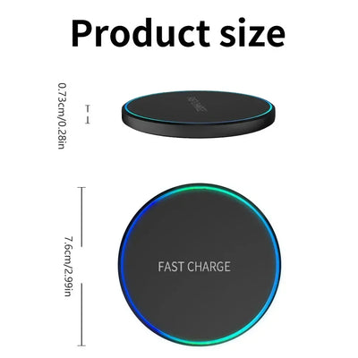 3-in-1 Fast Wireless Charging Pad for Phone, Watch & Earbuds
